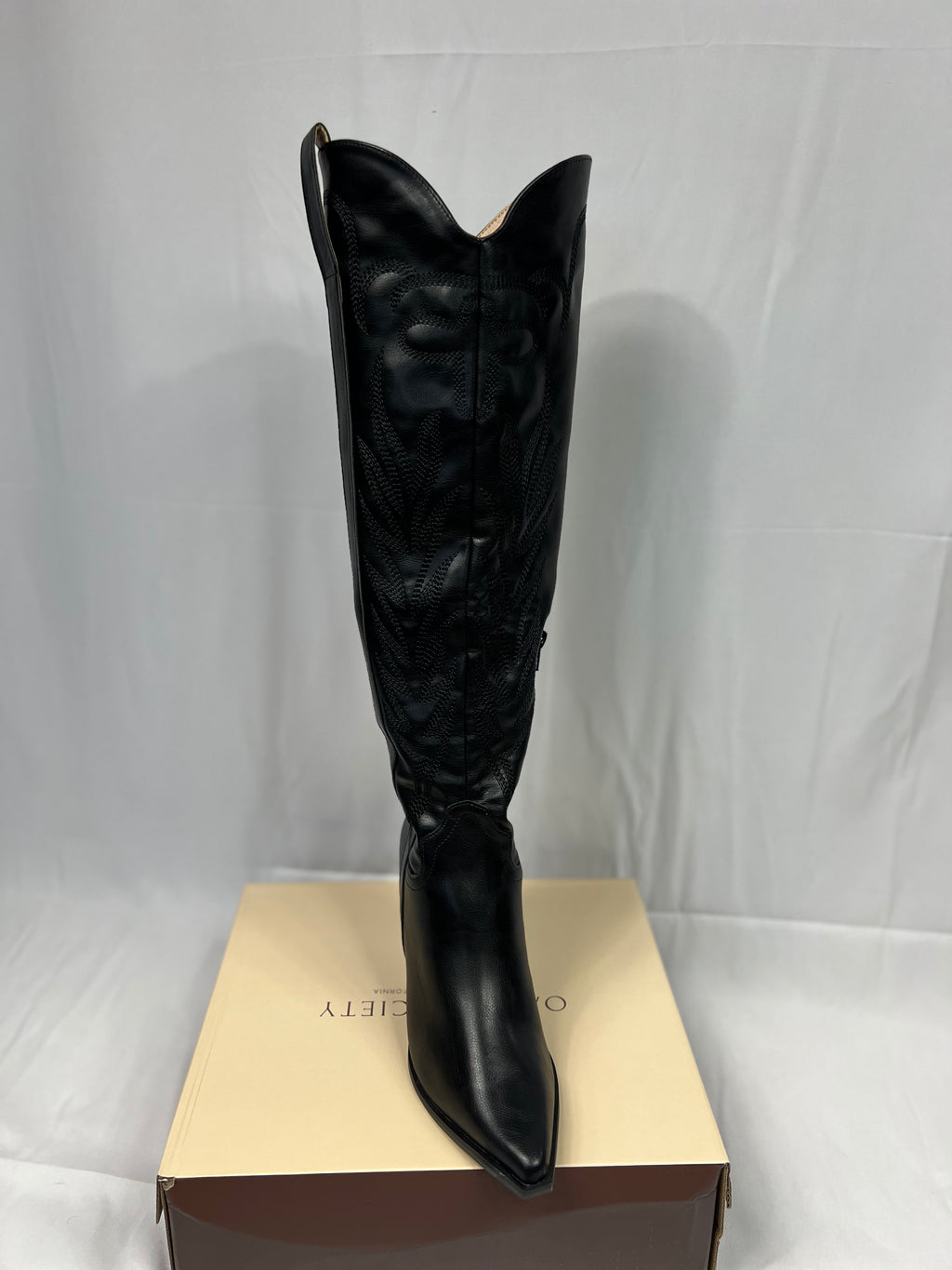 Knee High, Embroidered, Cowboy, Boot