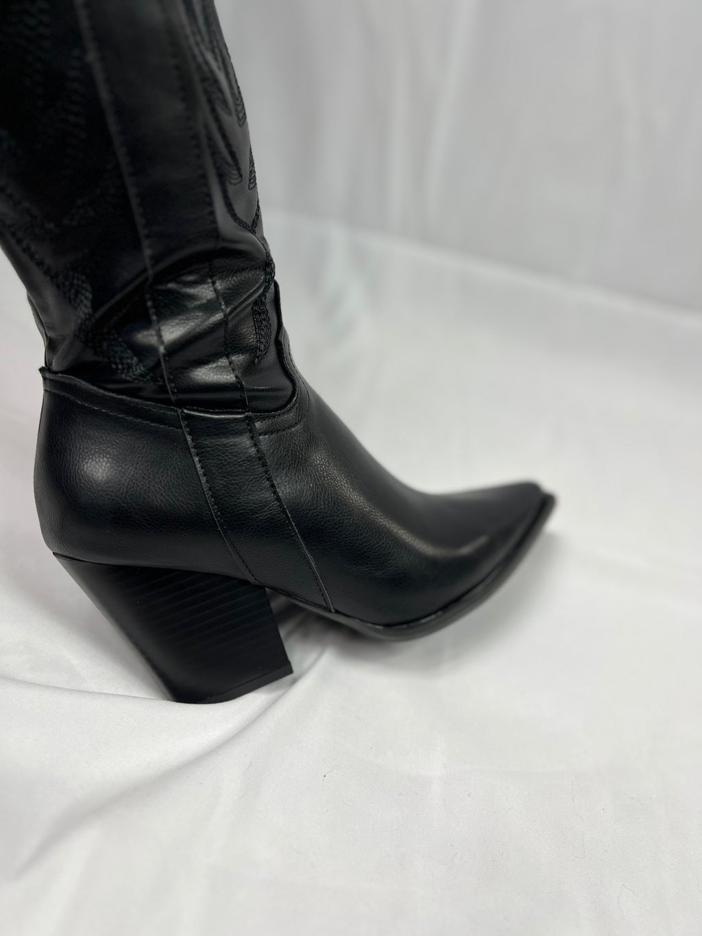 Knee High, Embroidered, Cowboy, Boot